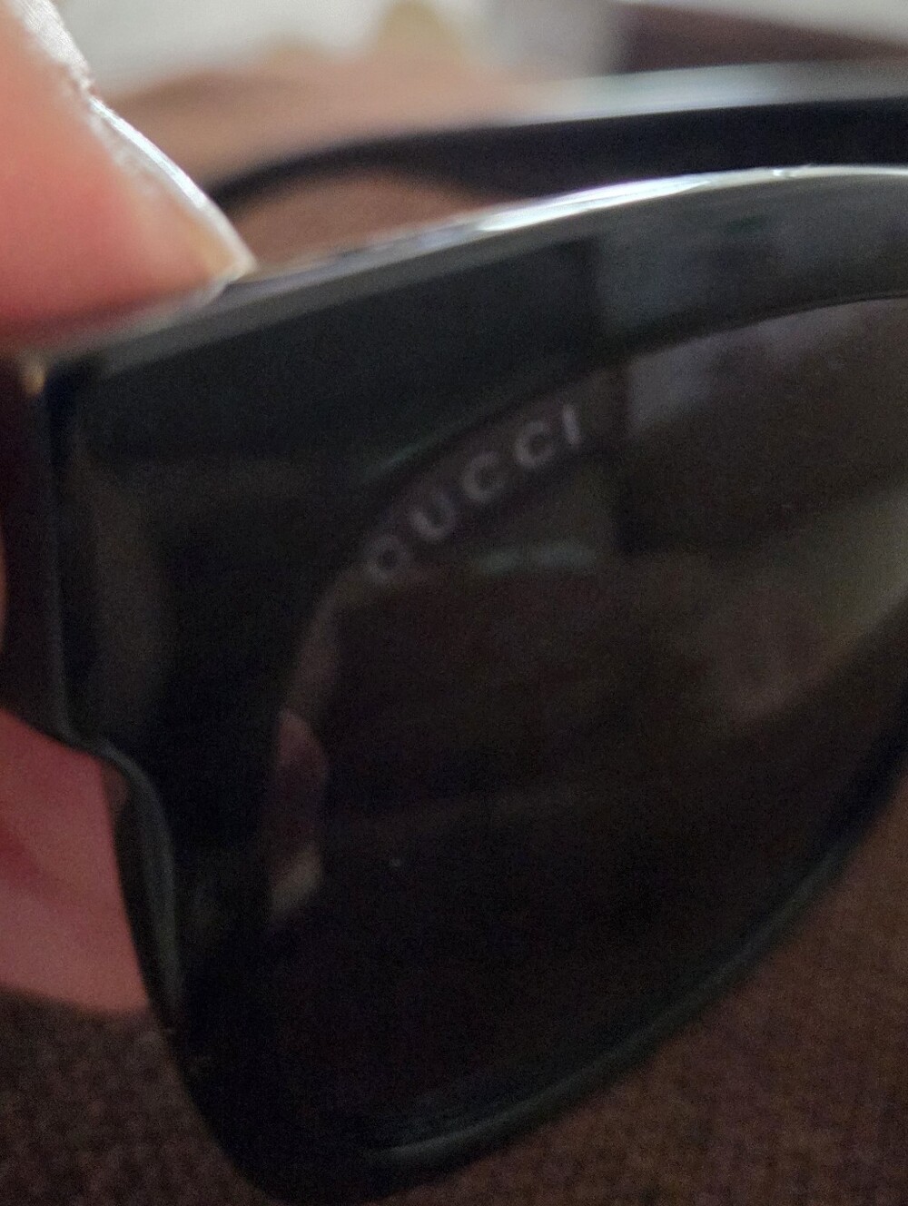 Gucci Black Square Sunglasses GG0034S Used - Picture 4 of 7